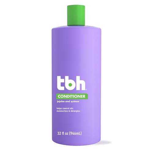 Miniatura 8 de TBH Acondicionador para adolescentes y niños, acondicionador hidratante ligero y desenredante para cabello seco, graso, fino, rizado y todo