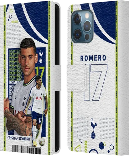 Miniatura 64 de Head Case Designs Officially Licensed Tottenham Hotspur F.C. Cristian Romero 2022/23 First Team Leather Wallet Case Compatible with Apple iPhone 11