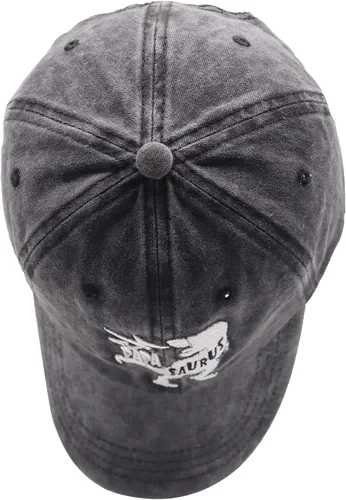 Miniatura 3 de Papa Saurus - Sombrero de dinosaurio, gorra de béisbol ajustable bordada T Rex para hombre