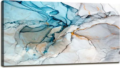 Miniatura 11 de Lienzo de pintura de arte abstracto para colgar en la pared, ideal para la decoración del hogar, de habitaciones, salas, baños y más