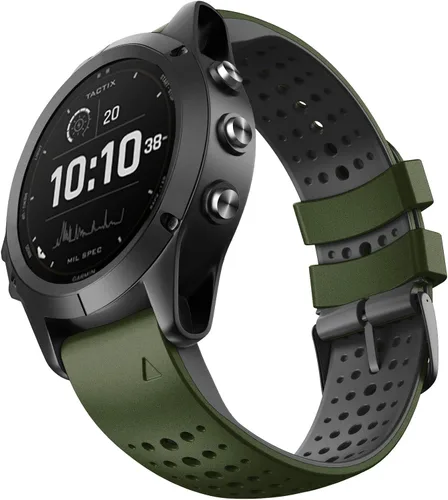 Miniatura 8 de NotoCity Correa de reloj de silicona de 0.866 in para Garmin Fenix 6, banda de ajuste rápido de 0.866 in para Fenix 8/8 Pro 1.850 in/Fenix 7/Fenix