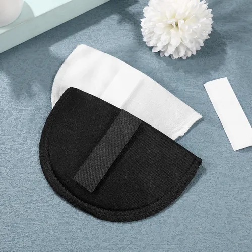 Miniatura 4 de HEALLILY Juego de 2 pares de almohadillas de hombro de esponja para coser, chaqueta, camiseta, vestido, accesorios de costura de 0.4 in