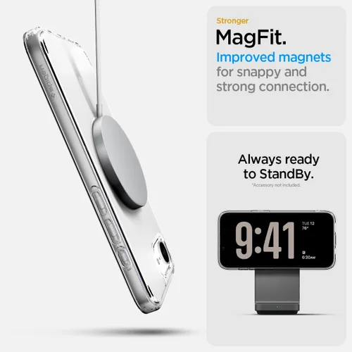 Miniatura 134 de Spigen Funda para iPhone 13 Mini, ultra híbrida MagFit [antiamarilleo] [compatible con Magsafe] - Transparente