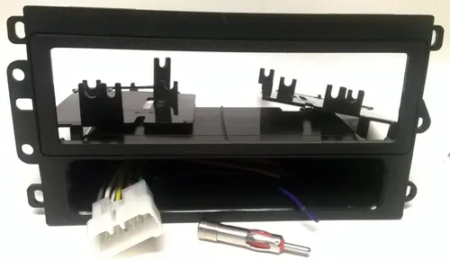 Miniatura 2 de Kit de tablero de radio, mazo de cables y adaptador de antena para instalar una nueva radio doble Din en un Suzuki Vitara (1999-2004), Grand Vitara