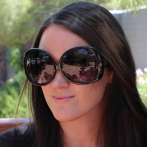 Miniatura 4 de Elite - Gafas de sol de gran tamaño estilo vintage Jackie O estilo retro para mujer