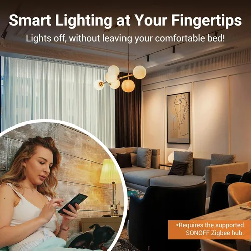 Miniatura 3 de SONOFF Zigbee Interruptor de Luz Inteligente, Requiere Hub SONOFF Zigbee, Interruptor Inteligente, Interruptor Inteligente Sin Neutro o con Neutro