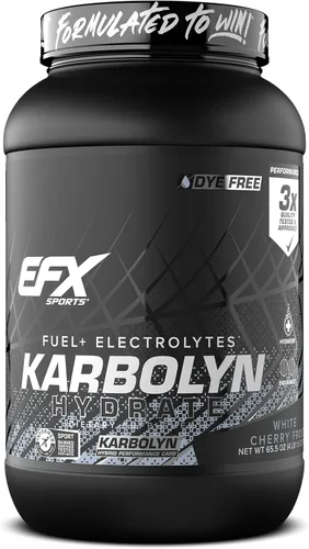 Miniatura 10 de EFX Sports Karbolyn Hydrate Polvo de carbohidratos + electrolitos Mezcla de bebida deportiva sin azúcar Combustible e hidratación Sin