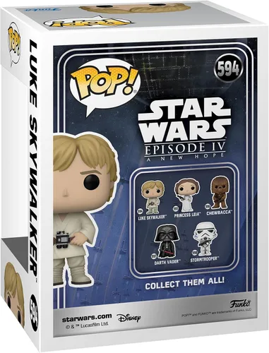 Miniatura 3 de Funko Pop Star Wars: Star Wars New Classics - Luke Skywalker - Figura de vinilo coleccionable - Idea de regalo - Producto oficial - Juguetes