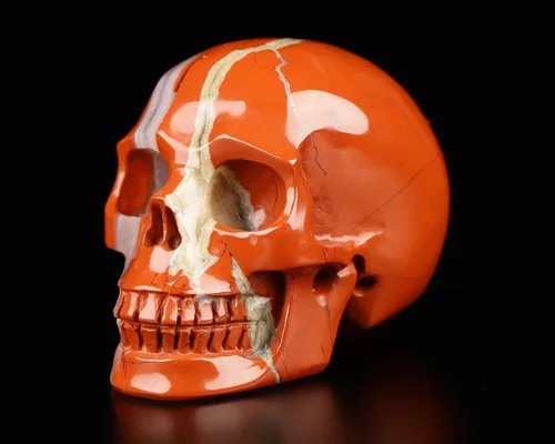 Miniatura 9 de Skullis 2.0 "Cráneo alienígena de cristal de obsidiana negra, escultura de arte fino de piedras preciosas talladas a mano, estatua de piedra