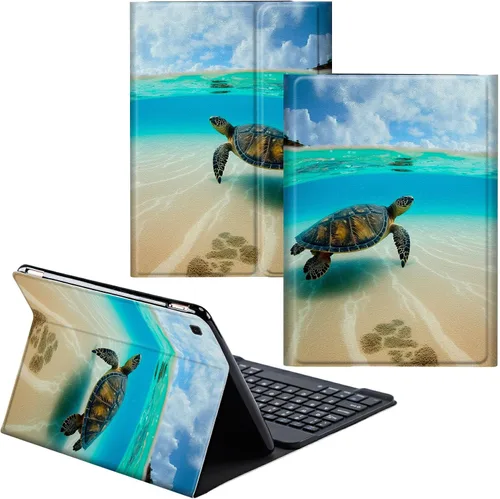Miniatura 26 de Funda para Samsung Galaxy Tab S6 Lite 2022/2020 Teclado inalámbrico desmontable y cubierta de cuero PU Funda protectora para tableta para Samsung