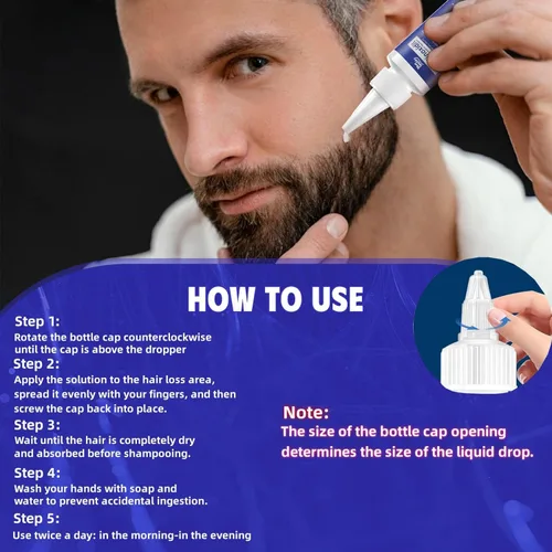 Miniatura 6 de Suero de regeneración del cabello de minoxidil al 5% para mujeres y hombres, aceite de romero, biotina, aceite de batana, tratamiento tópico