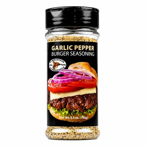 Miniatura 13 de Hi Mountain Condimento gourmet para hamburguesas Mezcla de alas de búfalo Bondad picante, picante y salada con un toque de ajo Condimento