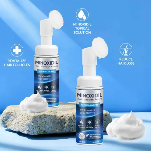 Miniatura 3 de Espuma de minoxidil al 5%, espuma de minoxidil para hombres, minoxidil para el crecimiento del cabello de mujeres, minoxidil para hombres y mujeres