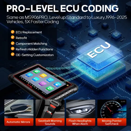 Miniatura 3 de Autel MaxiPRO MP900TS Escáner Actualización de MS906 PRO MS906TS MP900BT MK900-TS Herramienta de Programación y Diagnóstico de TPMS Igual que MS906