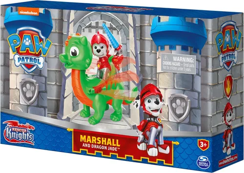 Miniatura 8 de Paw Patrol, Rescue Knights - Juego de figuras de acción de jade Marshall y Dragón, juguetes para niños a partir de 3 años