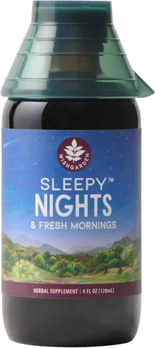 Miniatura 8 de WishGarden Herbs Sleepy Nights Suplemento de hierbas para dormir, pasiflor, lúpulo y Scullcap, gotas naturales para ayudar al sueño, apoya el ciclo