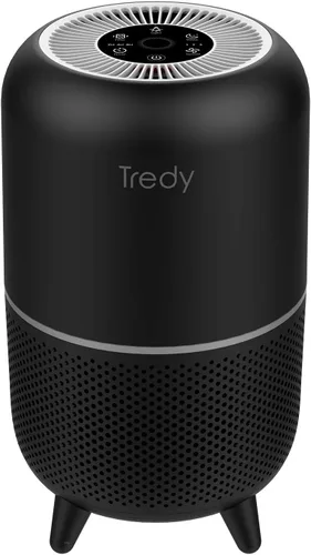 Tredy Purificador de aire HEPA para habitación grande del hogar, sin ozono, captura el 99.97% de humo, mascotas, caspa de polen de cabello y otras