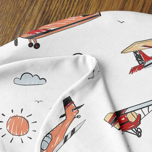 Miniatura 4 de Sweet Jojo Designs Conjunto de manta para bebé con diseño de avión, diseño de capullo y gorro para recién nacido, manta para ir a casa, conjunto