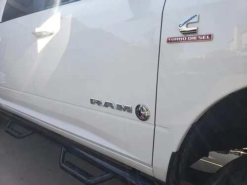 Miniatura 4 de Muzzys Juego de dos) Lone Star Silver Edition Texas, emblema de cuerno largo, universal, se adhiere a Chevy Silverado Suburban Tahoe GMC Sierra Ford