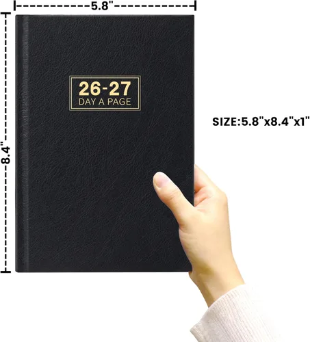 Miniatura 6 de Agenda diaria 2026 – Agenda diaria 2026, una página por día, agenda 2026 página completa por día, enero 2026 a diciembre 2026, 5.8 x 8.4 pulgadas