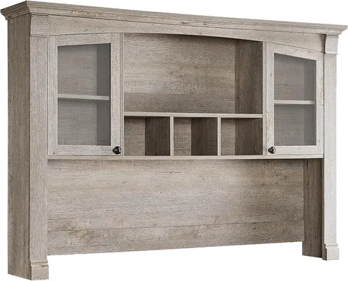 Miniatura 7 de OKD - Escritorio ejecutivo en forma de L de 60" con cajones, escritorio de oficina en casa estilo granja con estación de carga, gabinete