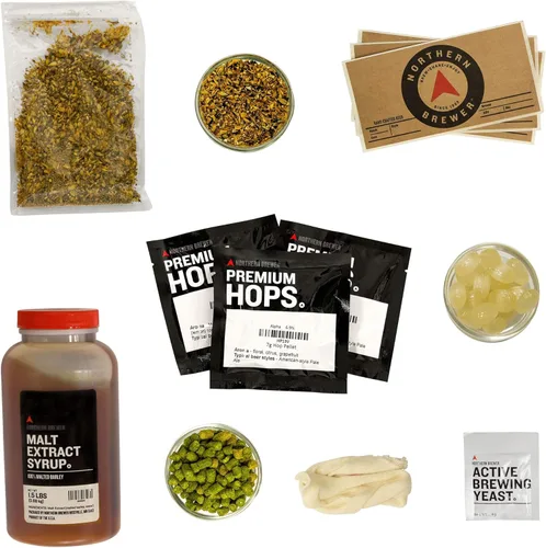 Miniatura 4 de Northern Brewer - Kit de inicio de fabricación de cerveza artesanal de 1 galón sin sifón, equipo y kit de recetas de cerveza