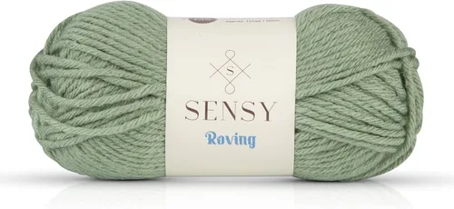 Miniatura 58 de Sensy Roving - Ovillo de lana multicolor, 3.5 onzas, 132 yardas, calibre 5, voluminoso (otoño)