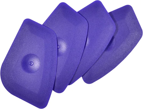 Miniatura 3 de Rascador de plástico pequeño y práctico con borde redondo flexible para el hogar, escobilla universal de limpieza, paquete de 4