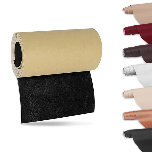 Miniatura 9 de Parche adhesivo de reparación de cuero, parche adhesivo de cuero de 20 x 54 pulgadas para sofás, asientos de automóvil, bolsos, chaquetas, parche