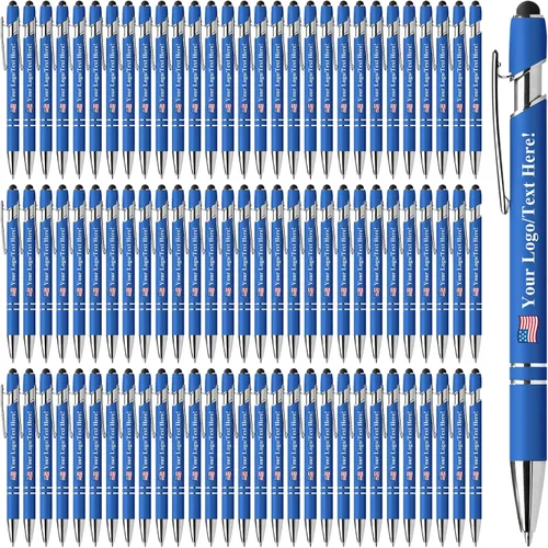 Miniatura 44 de Bolígrafos personalizados con lápiz capacitivo, bolígrafos personalizados impresos con tu logotipo o mensaje, ideales para regalos, promociones