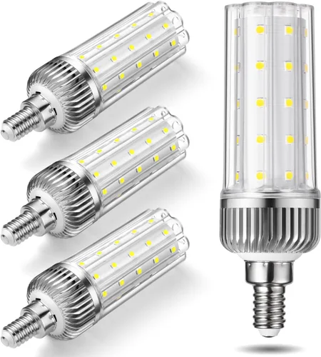 Miniatura 8 de Bombilla LED E12, bombillas LED de candelabro de 20 W, equivalente a 150 W, bombilla de araña blanca cálida de 2700 K, bombilla de ventilador