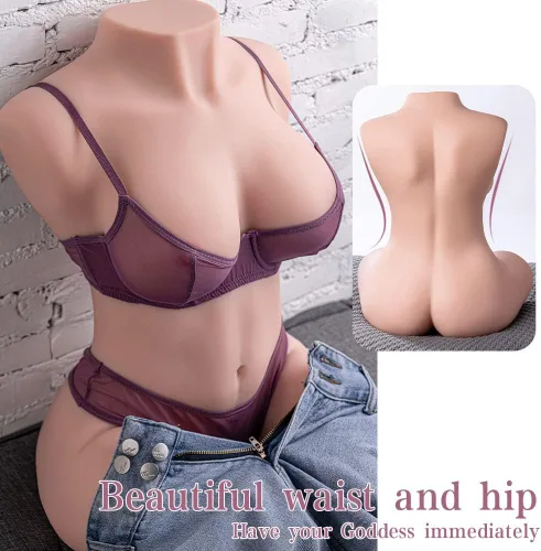 Miniatura 6 de Muñeca sexual de tamaño real de 22 libras para hombres, muñecas sexuales para hombres, masturbación masculina, torso sexual de tamaño completo