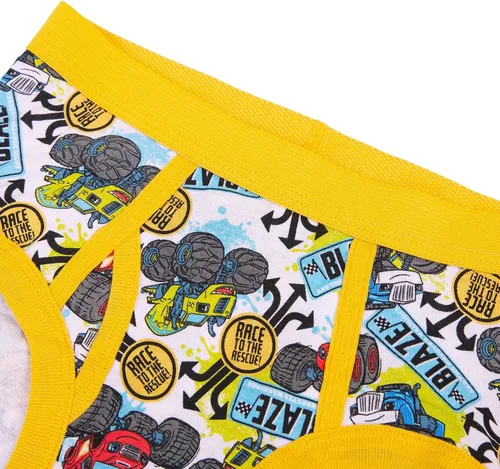 Miniatura 5 de Ropa interior con licencia para niños Mickey Mouse Blaze Cars Paw Patrol Marvel Toy Story paquete de 8 calzoncillos de tamaño para bebésniños