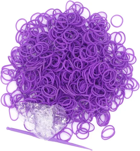 Miniatura 24 de Kit de 3000 bandas de goma de telar con 75 clips, 5 ganchos, kit de fabricación de pulseras de primera calidad para niños, tejer, regalo de A-Café