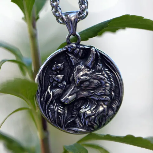 Miniatura 7 de Collar vikingo nórdico para hombre, brújula vegvisir, collar original de talismán, 1 ud