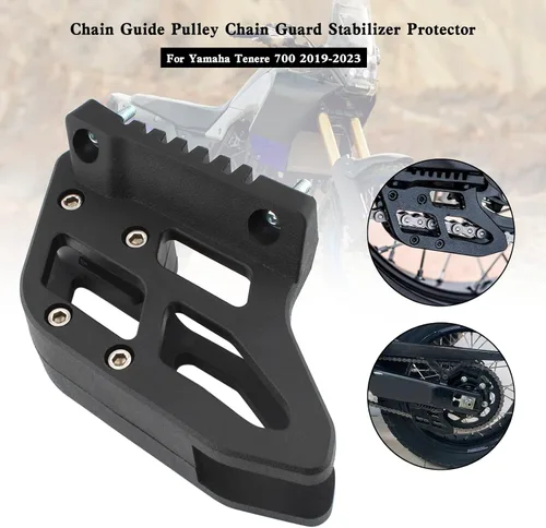 Miniatura 4 de Polea guía de cadena Estabilizador protector de cadena apto para Yamaha Tenere 700 XTZ 2019+