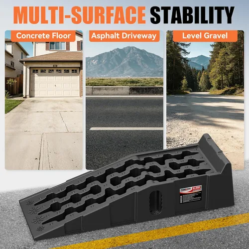 Miniatura 8 de Rampas de servicio para vehículos pesados: 1 par de elevadores profesionales de mantenimiento automático para camiones y SUV, rampas de neumáticos