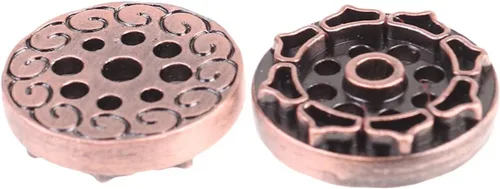 Miniatura 6 de ARTIBETTER 10 piezas de incienso soporte mini loto inscent bobina quemador disco quemador de incienso soporte para casa oficina casa té casa