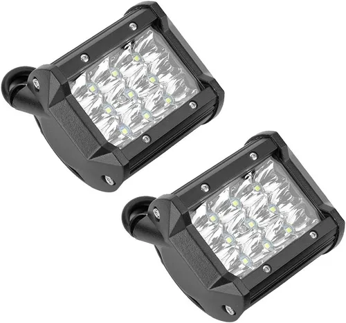 Miniatura 7 de Luz de trabajo LED, 1 par de 1 V-48 V 4 pulgadas 4 filas 36 W barra de luz de trabajo universal lámpara de conducción para camiones, carretillas