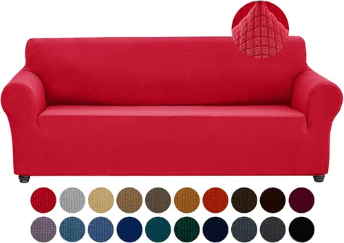 Miniatura 68 de Joccun Funda Elástica para Silla Sofá, Funda de Sofá de 1 Pieza Tela Jacquard de Spandex con Parte Inferior Elástica, Protector de Muebles Lavable