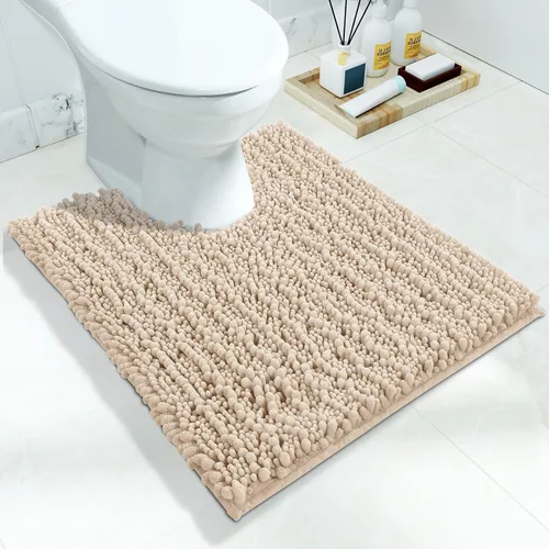 Miniatura 144 de Yimobra Alfombras de Baño Antideslizantes Lavables - Alfombra de Baño de Chenilla Ultra Suave Absorbente, Alfombra Peluda de Secado Rápido para Negro