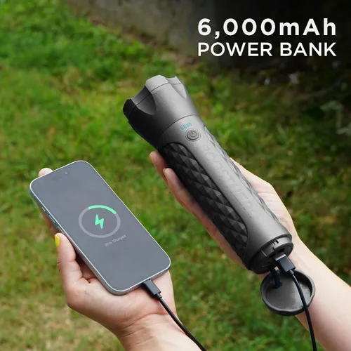 Miniatura 4 de BoostHero Arrancador de Batería Portátil para Automóvil, Banco de Energía de 6,000mAh, Linterna LED, con Cables de Puente Inteligentes para Motores