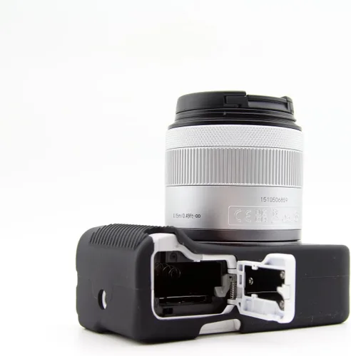 Miniatura 3 de Funda para cámara R50 V, funda protectora de silicona de cuerpo completo premium para Canon Eos R50 V R50V (Negro)