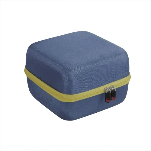 Miniatura 5 de Hermitshell Estuche de viaje rígido de EVA para Leapfrog Fridge Phonics juego de letras magnéticas (azul + cremallera amarilla)