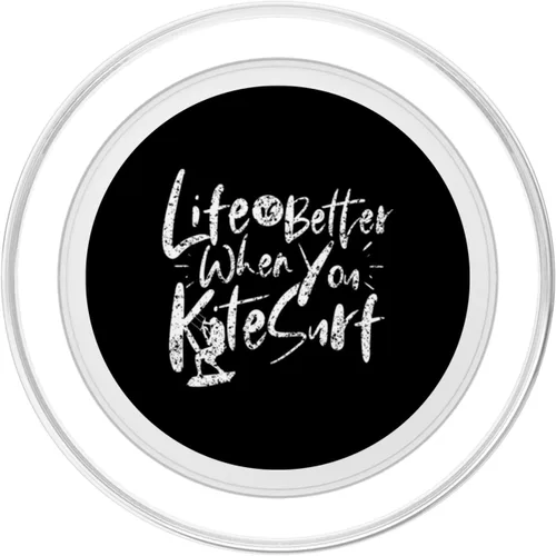 Miniatura 2 de Life Is Better When You Kitesurf Kitesurfer Kitesurfing PopSockets MagSafe PopGrip for iPhone