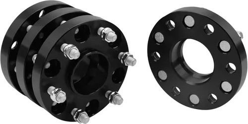 Miniatura 11 de Espaciadores de rueda forjados de 1.5 pulgadas, 0.236 x 5.500 in (orificio del cubo de 3.075 in, pernos M14x1.5) Adaptadores espaciadores centrados