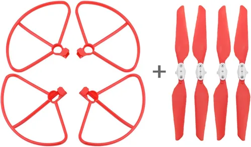 Miniatura 6 de SeiZed 4 piezas de protector de hélice protector de anillo protector de parachoques hélices accesorios para FIMI X8SE Drone Blades Quadcopter