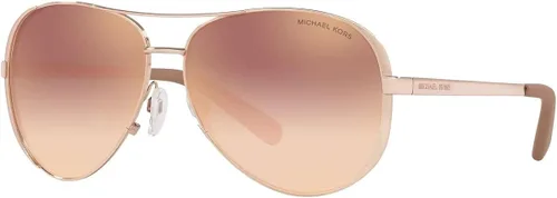 Miniatura 2 de Michael Kors MK5004 CHELSEA - Gafas de sol estilo aviador para mujer + paquete con kit de cuidado de gafas de diseñador iWear
