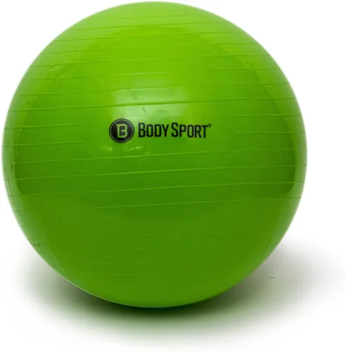 Miniatura 9 de Body Sport - Pelota de ejercicios para deportes con bomba para hogar, gimnasio, equilibrio, estabilidad, Pilates, fuerza de núcleo, estiramiento