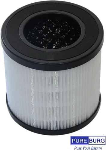 Miniatura 3 de PUREBURG Filtros de repuesto compatibles con Purivortex AC201B y purificadores de aire FULMINARE PU-P05, paquete de 4 unidades H13 True HEPA de 3